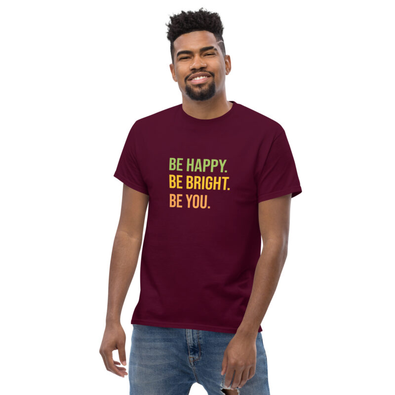 Men's classic Be Happy tee