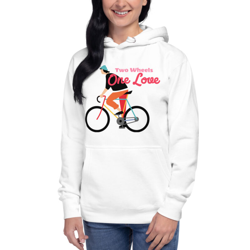 Unisex Two wheels Hoodie