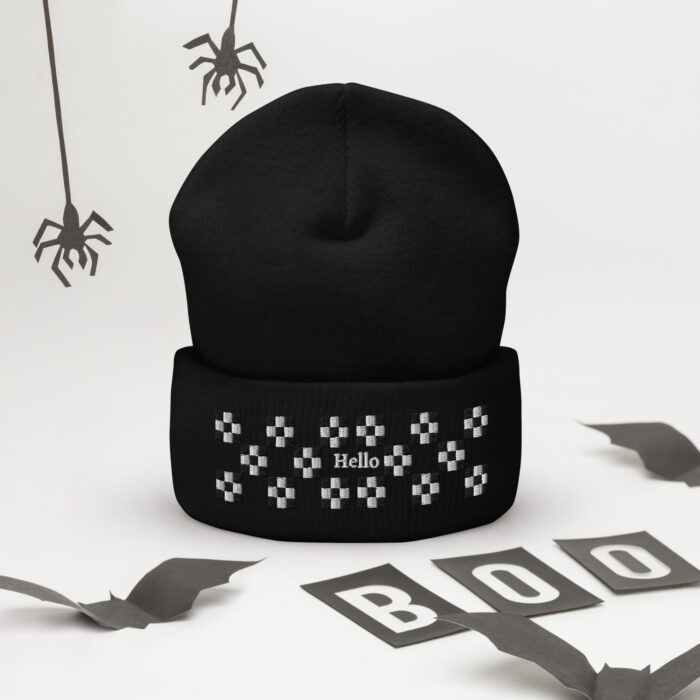 Hello Cuffed Beanie - Image 3