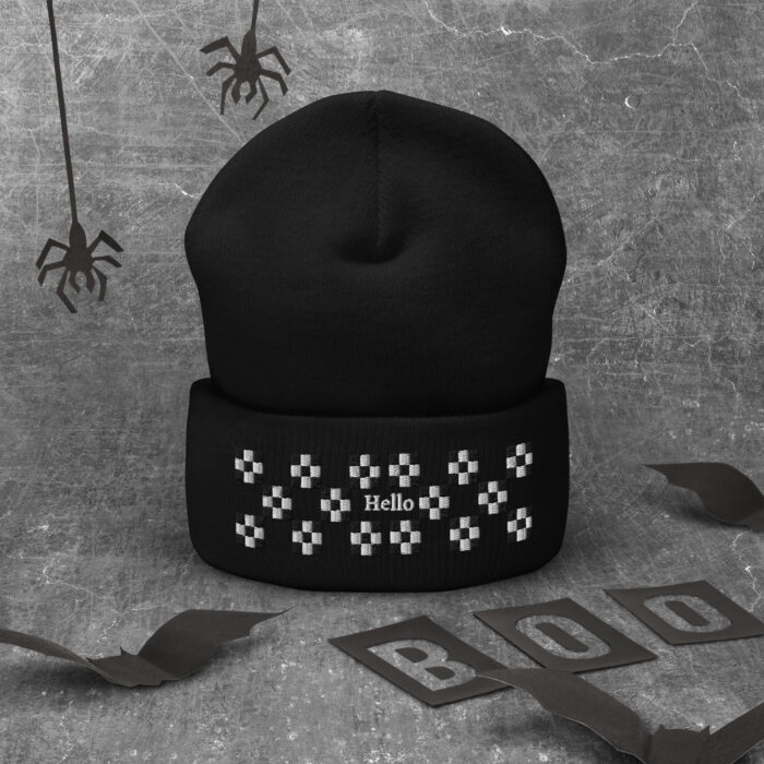 Hello Cuffed Beanie - Image 2