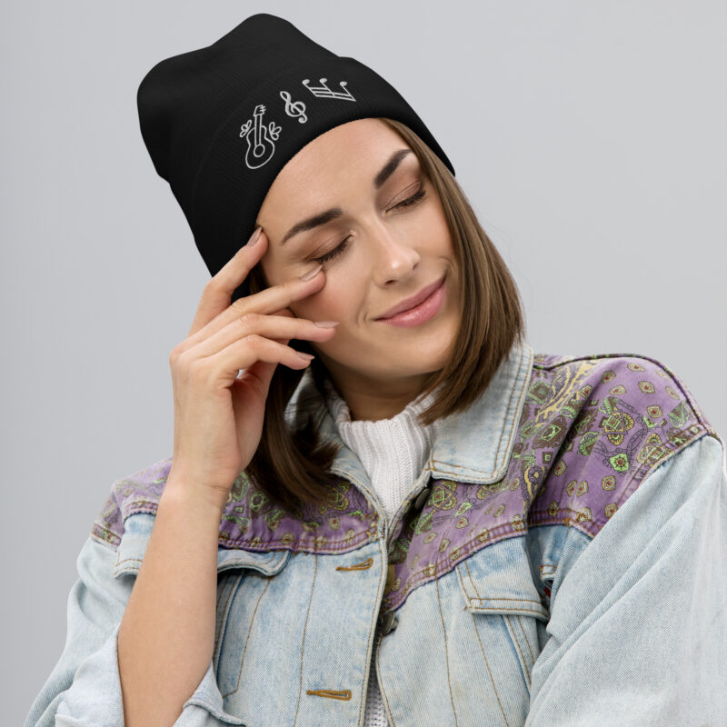 Musical Embroidered Beanie