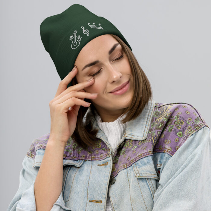 Musical Embroidered Beanie - Image 4