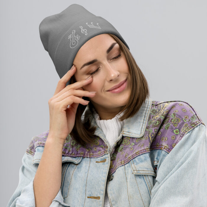 Musical Embroidered Beanie - Image 5
