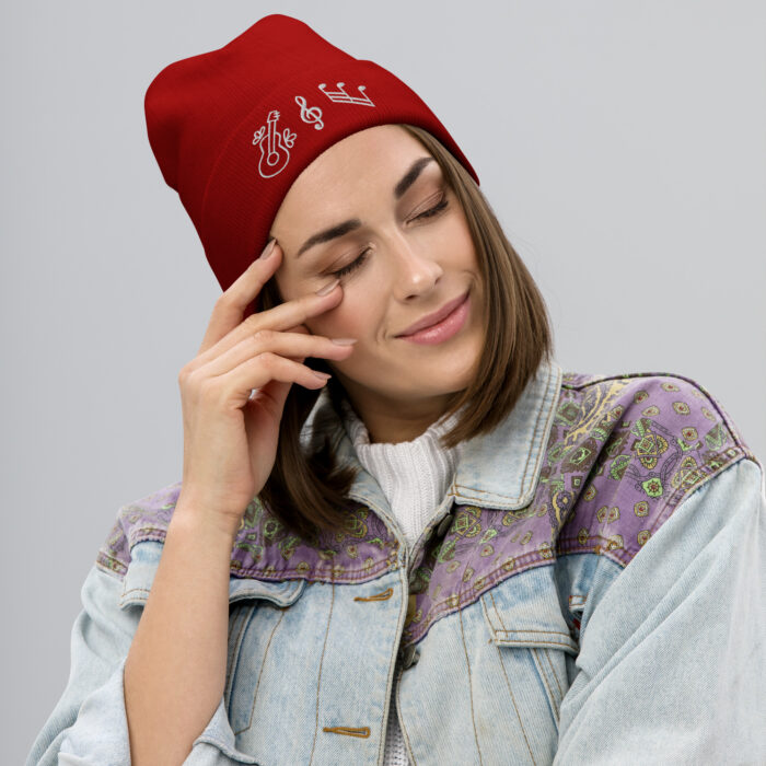 Musical Embroidered Beanie - Image 3