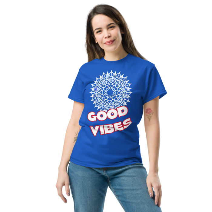womens good vibes classic tee - Image 3