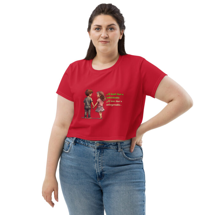 Valentines Crop Tee - Image 2