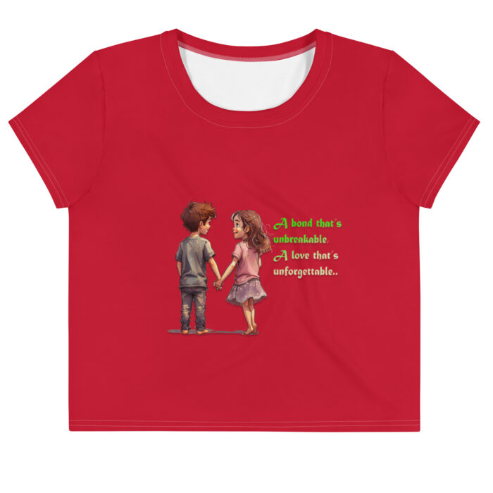 Valentines Crop Tee - Image 3