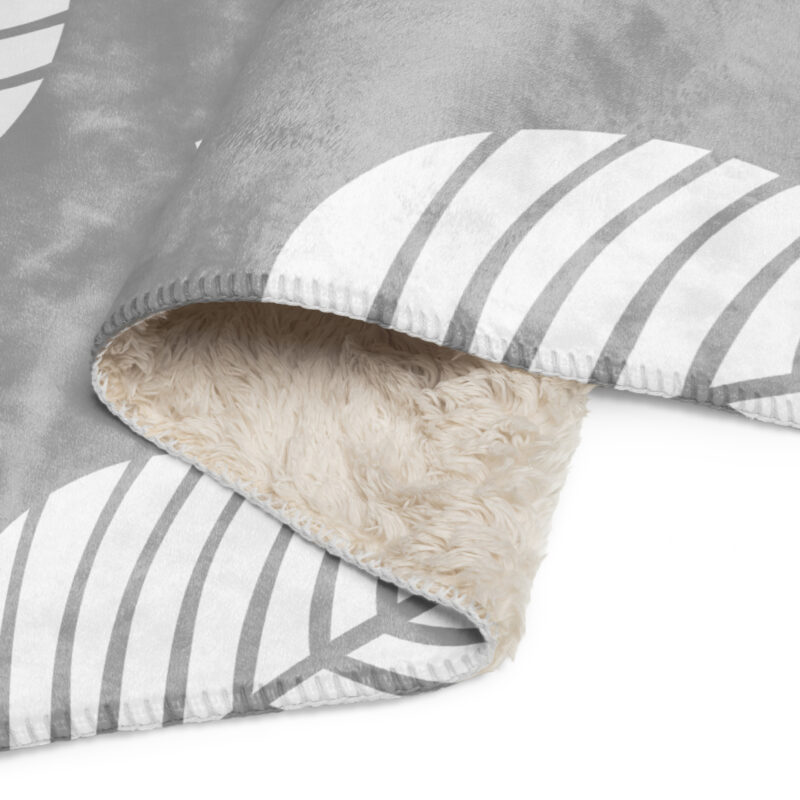 Gray Sherpa blanket