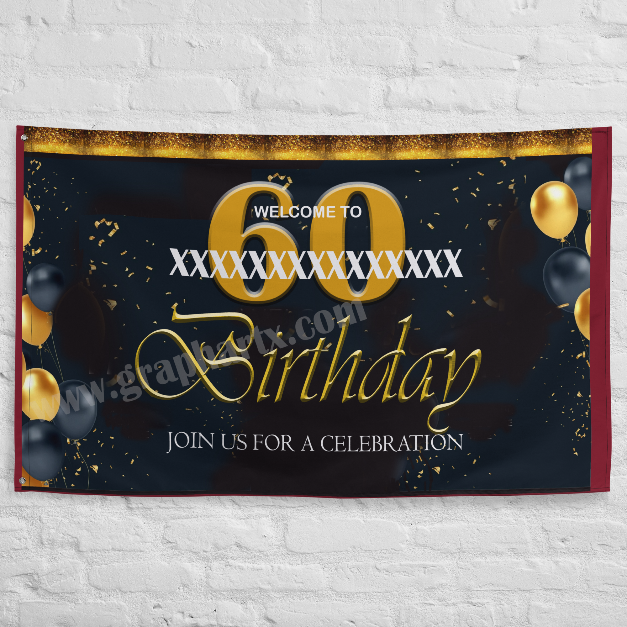 Birthday customized banner