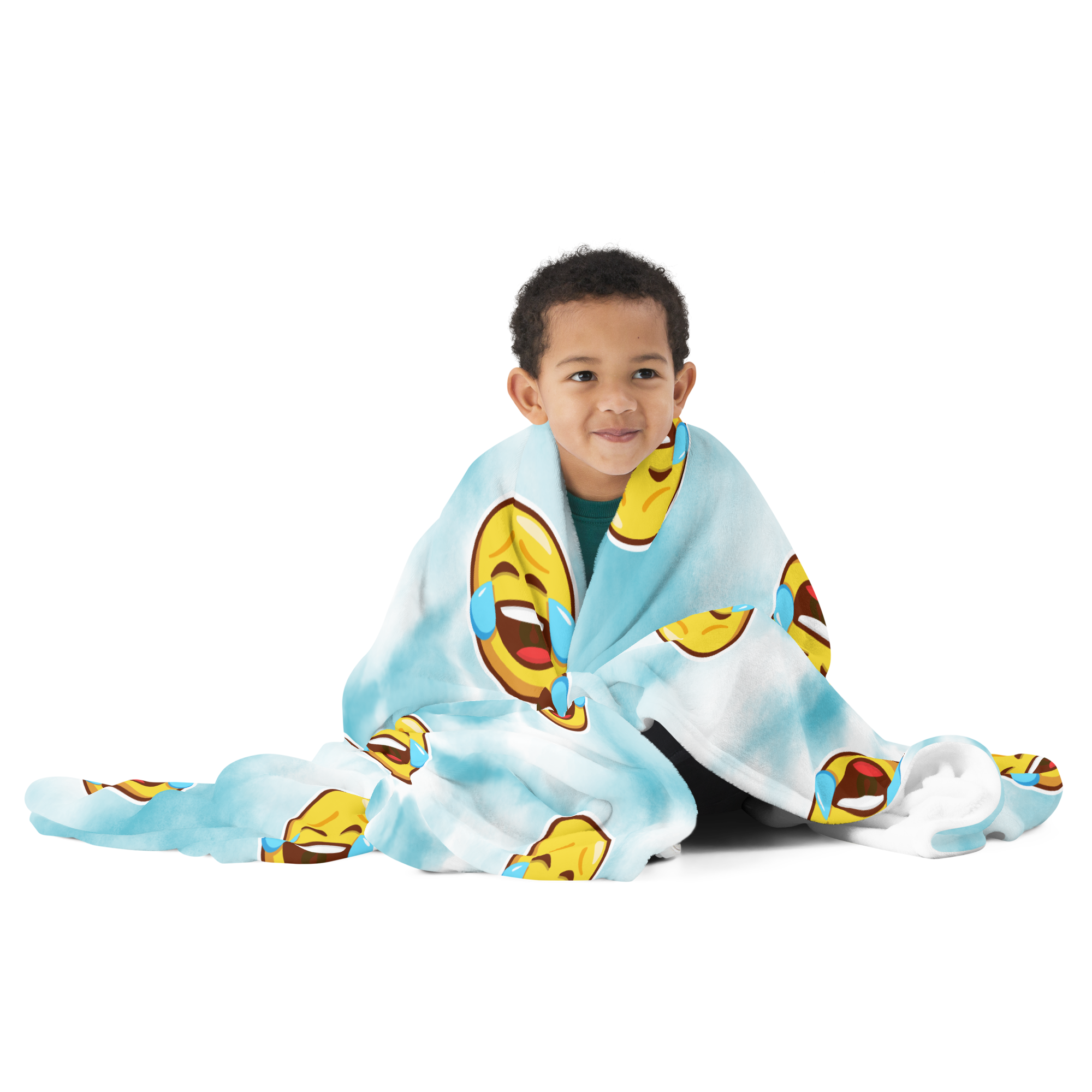 Blankets Laughing printed