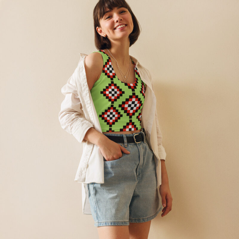Crop Top green Pashapalli
