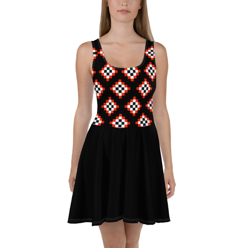 Skater Dress Black Pashapalli