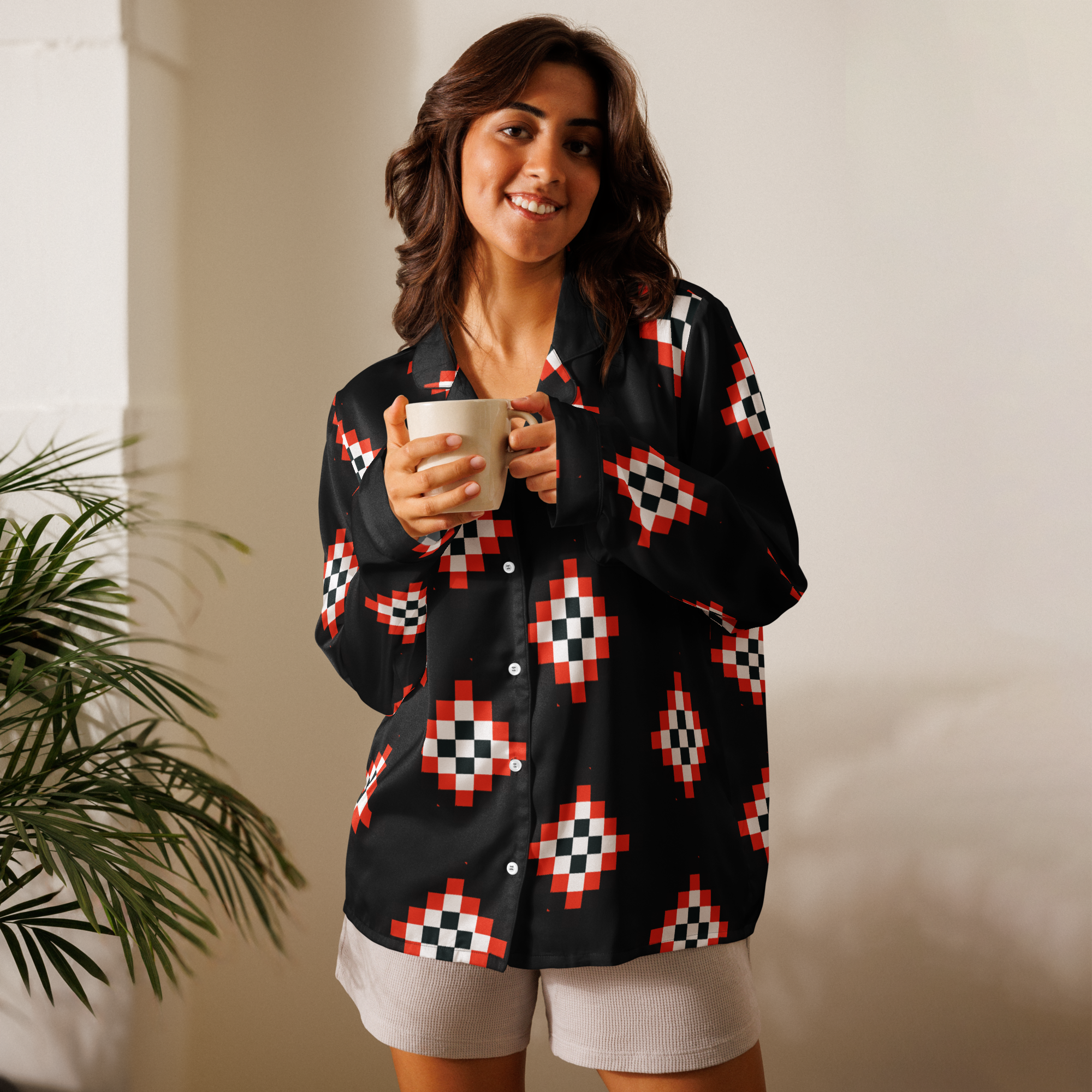 Women’s long sleeve pajama Pashapalli