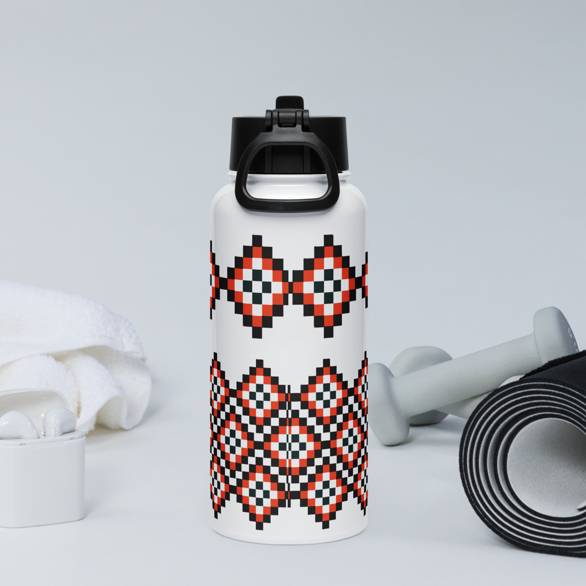 Water bottle with a straw lid Pashapalli