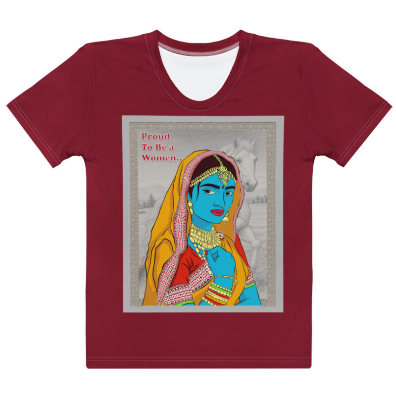 Folk art printed Women's T-shirt