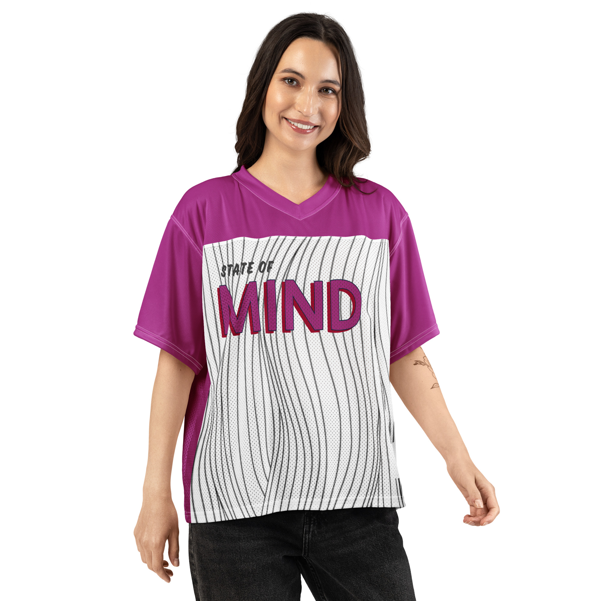 Women's Boxy Fit Violet Jersey T-Shirt – Soft, Comfortable & Trendy Casual Top