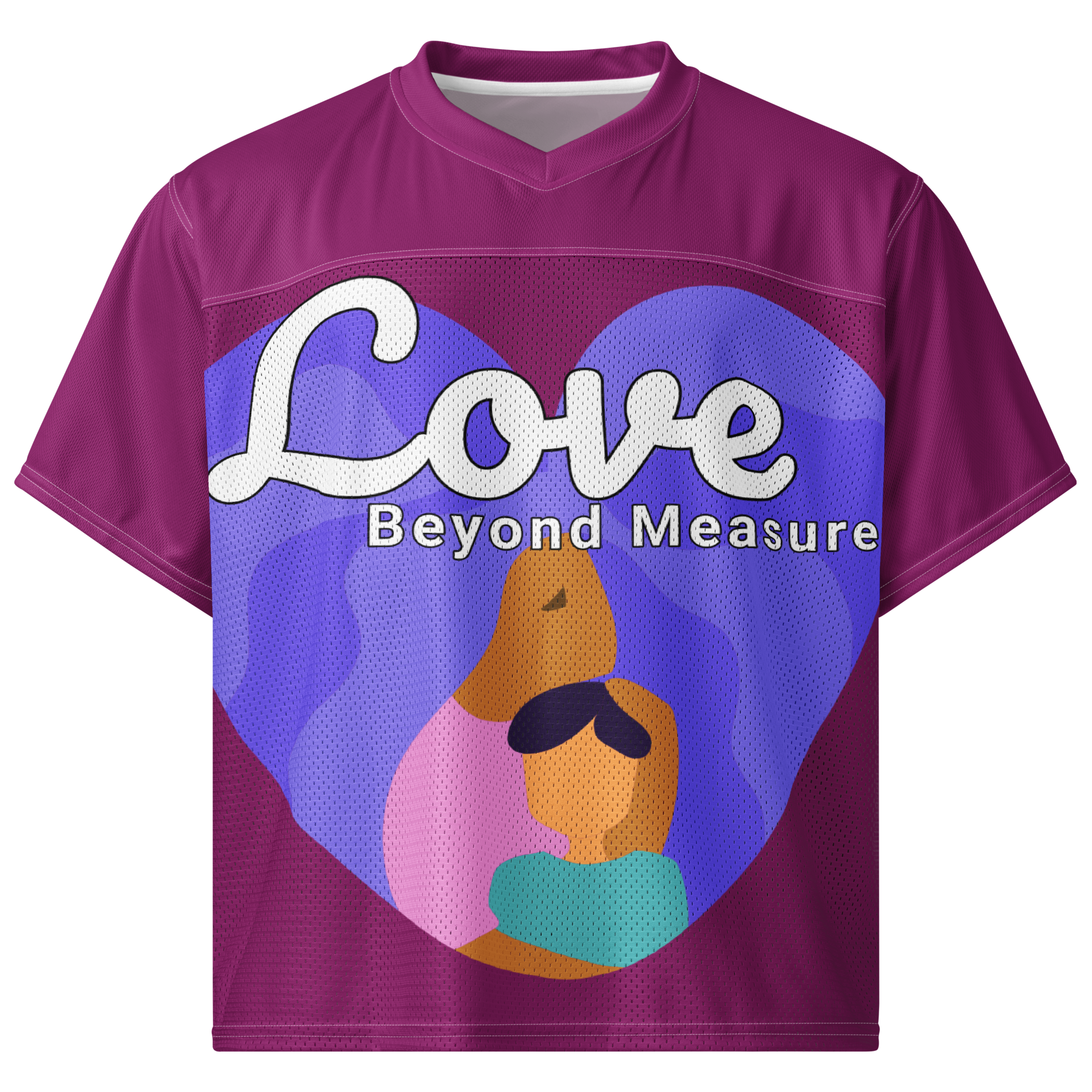 Women's boxy fit purple jersey t-shirt – soft, comfortable & trendy casual top