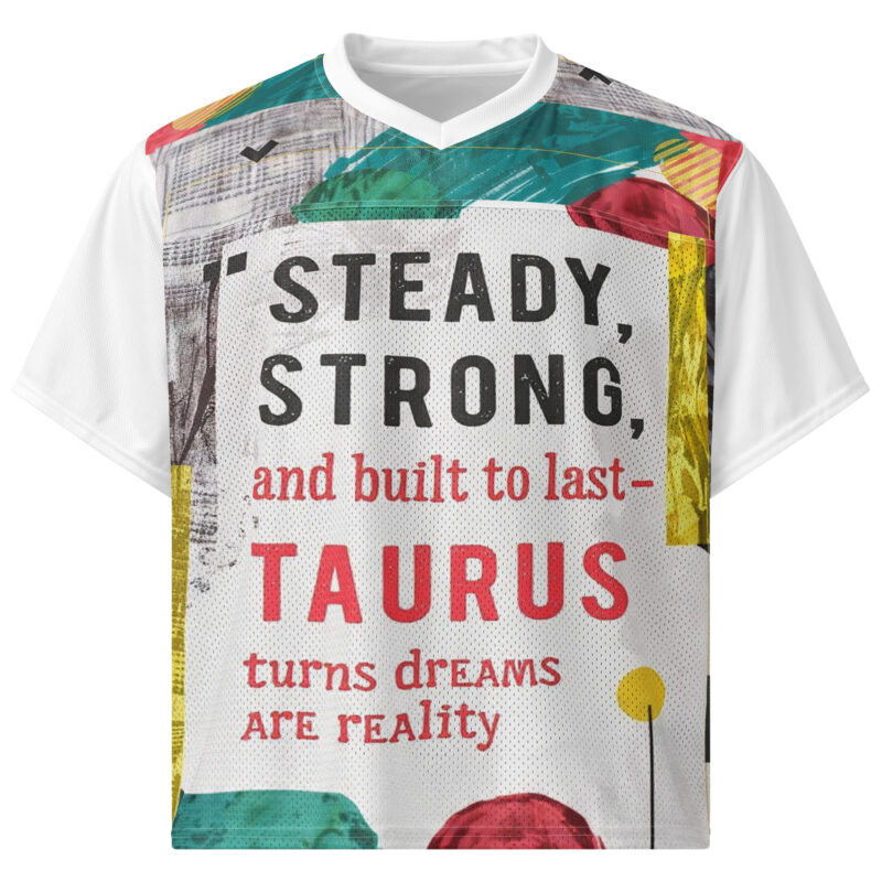 Taurus jersey t-shirt – soft, comfortable & trendy casual couple top