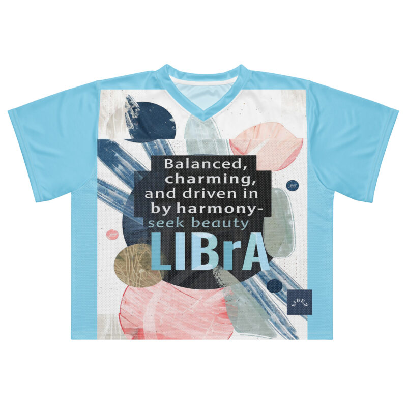 Unisex Jersey T-Shirt – Comfortable Casual Short-Sleeve Everyday Tee - libra