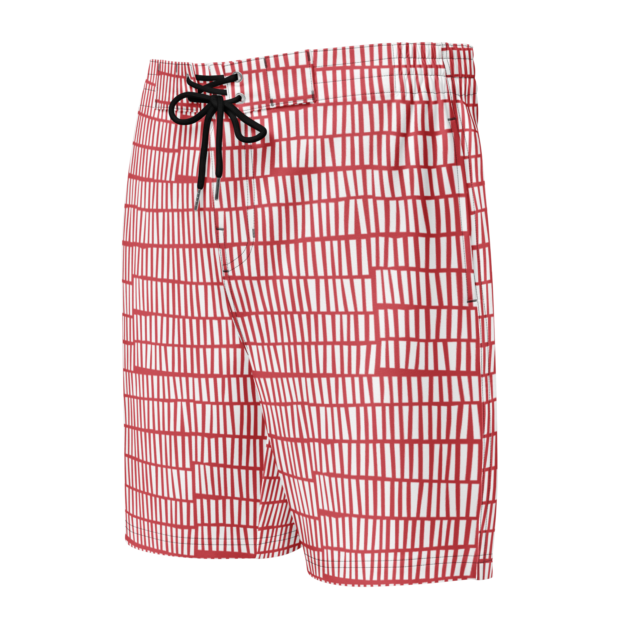 Men’s Red Gym Board Shorts – Sportswear Workout & Training Shorts