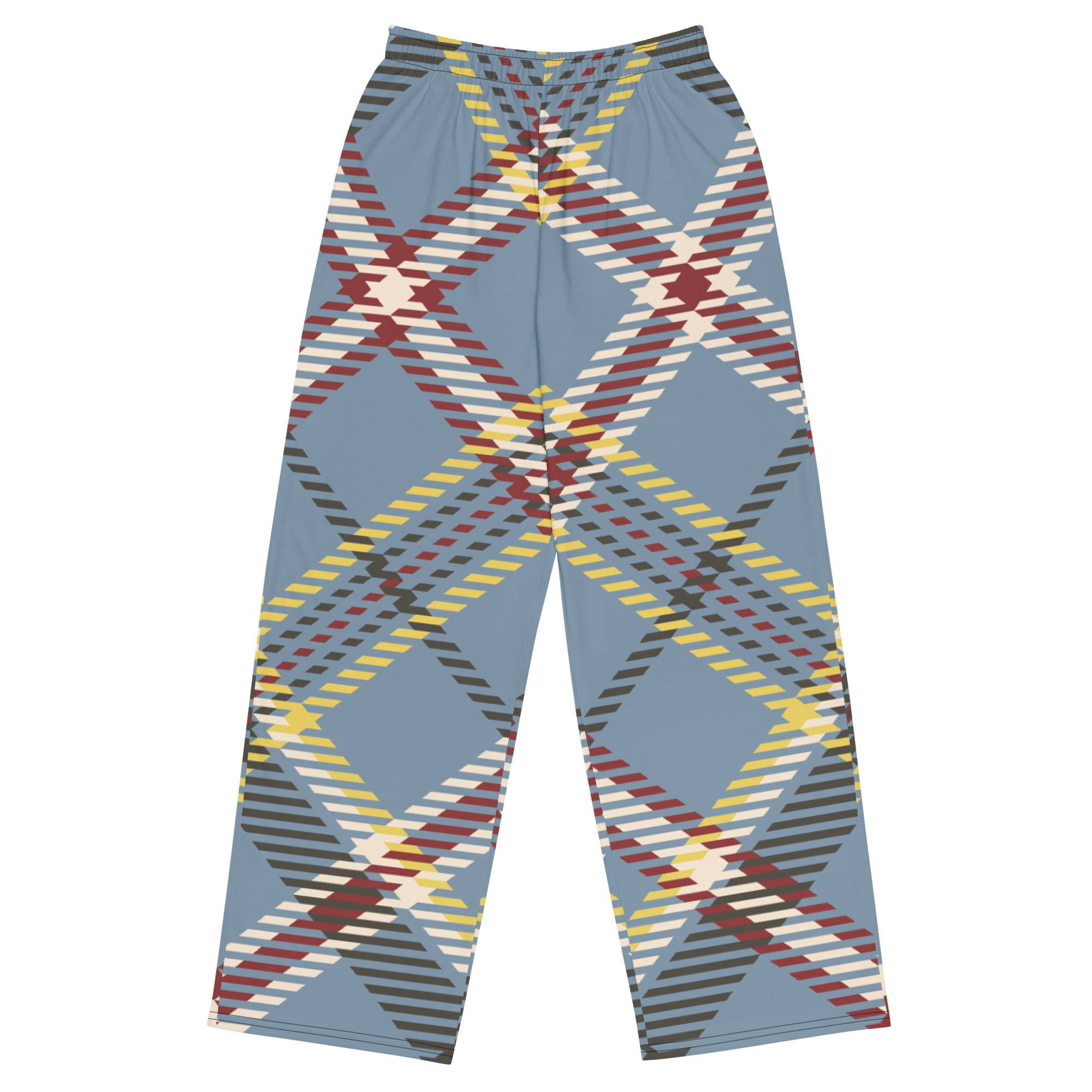 Men's Wide-Leg Lounge Pants – Stretchy Comfortable Casual Trousers