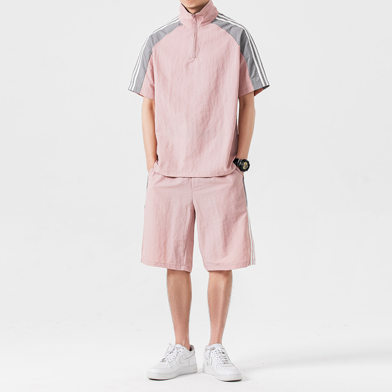 Men's T-Shirt & Shorts Co-Ord Set with Premium Cotton Fabric, Quick-Dry Breathable Material, Anti-Fading Design, Soft Comfortable - Image 4