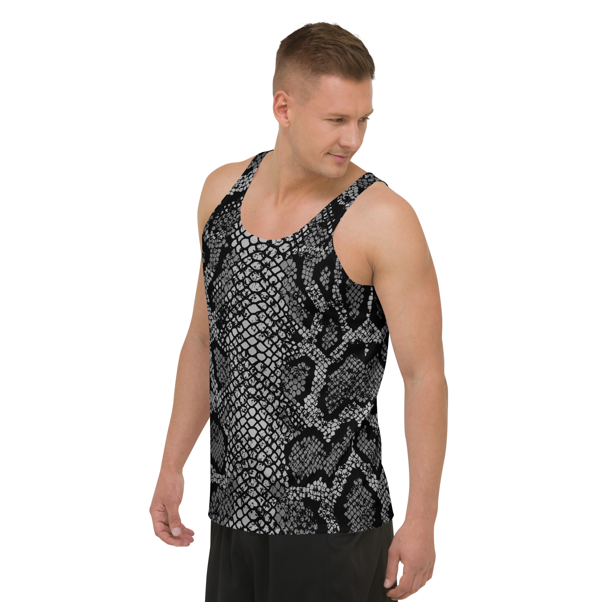 Men Cotton Blend Athletic Gym Tank Tops Sleeveless Sports Vest - Image 3