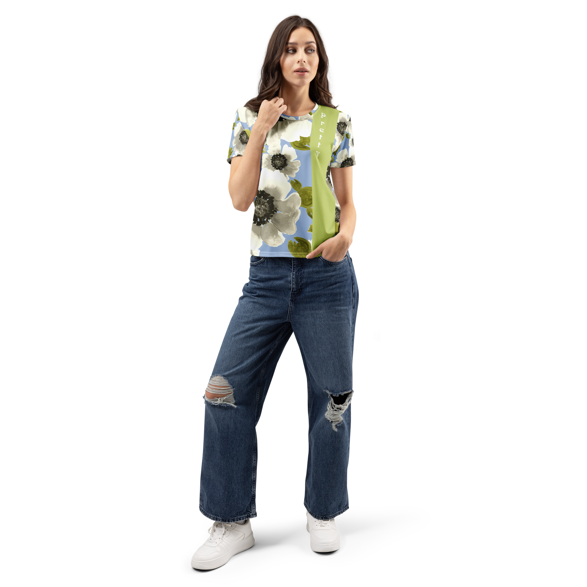 Women's T-shirt light green