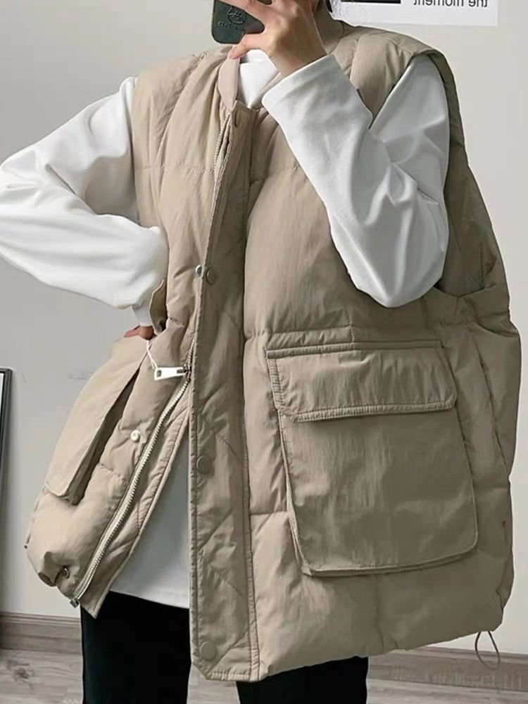 Women's Fashion Casual Outdoor wear Vest Jacket - Image 4